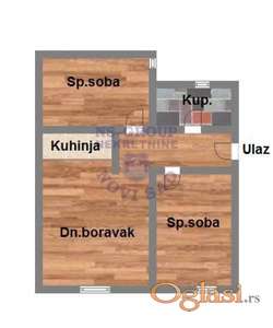 Trosoban stan u izgradnji na Telepu,48m2